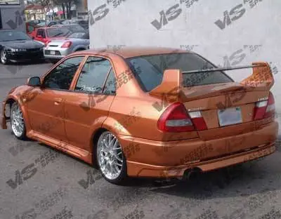 Mitsubishi Mirage 4DR VIS Racing EVO-5 Widebody Rear Bumper - 97MTMIR4DJE5WB-002 Best Choice