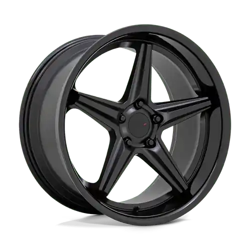TSW LAUNCH Alloy Wheel 19x9.5 ET40 5x112 Matt Black With Gloss Black L Clearance