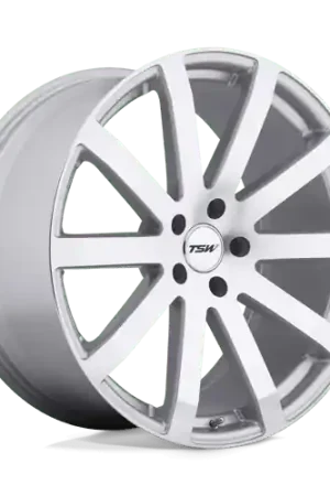 TSW BROOKLANDS Alloy Wheel 19x9.5 ET45 5x120 Silver With Mirror Cut Fa Save Now