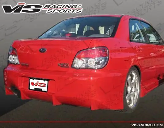 Subaru WRX VIS Racing Z Speed Rear Bumper - 04SBWRX4DZSP-002 One Day Deal