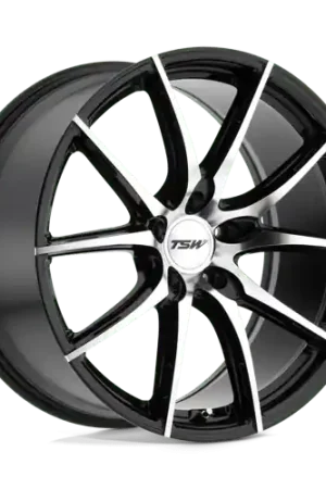 Direct From Manufacturer TSW SPRINT Alloy Wheel 19x9.5 ET20 5x114 Gloss Black With Mirror Cut F