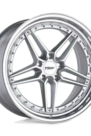 Markdown TSW ASCARI Alloy Wheel 20x10.5 ET25 5x120 Silver Withmirror Cut Face &