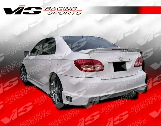 Same Day Shipping Toyota Corolla VIS Racing Striker Rear Bumper - 03TYCOR4DSTR-002