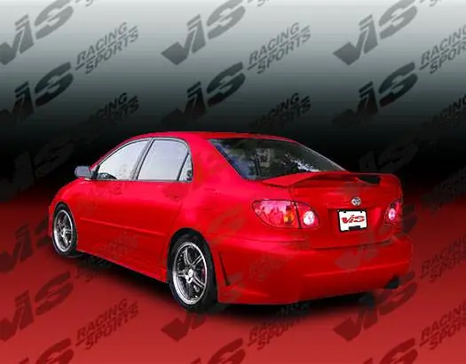 Toyota Corolla VIS Racing TSC-3 Rear Bumper - 03TYCOR4DTSC3-002 Low Price