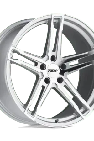 TSW MECHANICA Alloy Wheel 20x10.5 ET25 5x120 Silver With Mirror Cut Fa Mega Sale