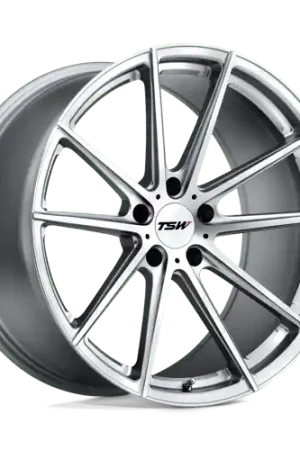 TSW BATHURST Alloy Wheel 20x10.5 ET25 5x120 Silver With Mirror Cut Fac Price Cut