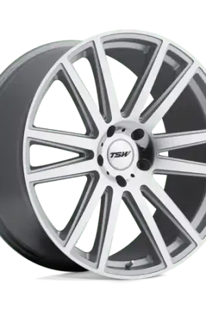 TSW GATSBY Alloy Wheel 20x10 ET37 5x120 Silver With Mirror Cut Face 76 Special Offer