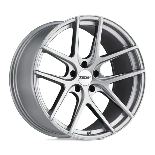 TSW GENEVA Alloy Wheel 20x10 ET40 5x112 Matt Titanium Silver 72.1mm CB Best Choice
