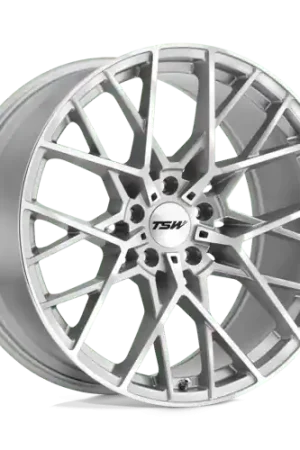 Premium TSW SEBRING Alloy Wheel 20x10 ET40 5x114 Silver With Mirror Cut Face 7