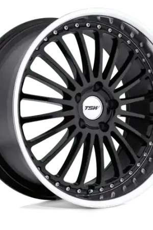 Super Sale TSW SILVERSTONE Alloy Wheel 20x10 ET25 5x114 Gloss Black With Mirror C