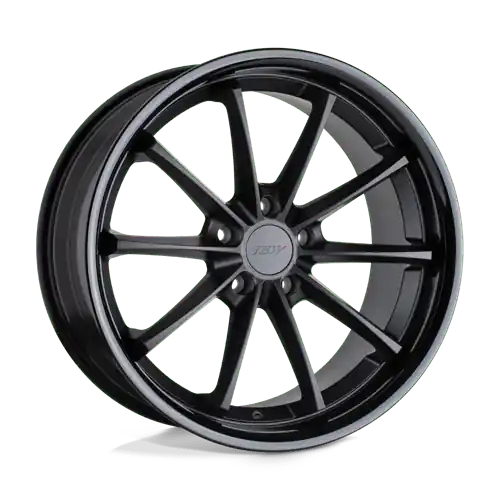 Low Price TSW SWEEP Alloy Wheel 20x10 ET40 5x120 Matt Black With Gloss Black Lip