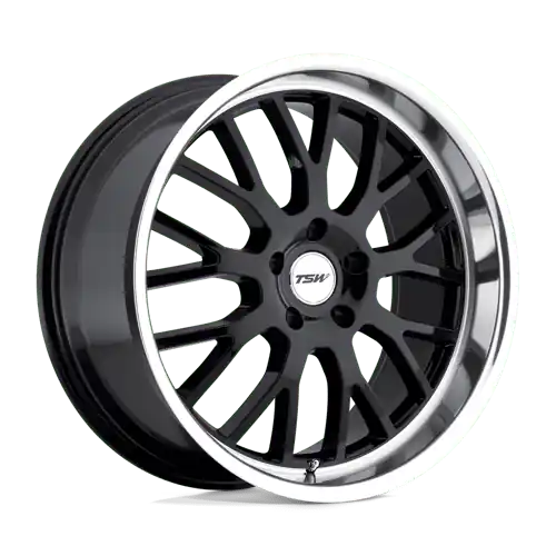 TSW TREMBLANT Alloy Wheel 20x10 ET25 5x120 Gloss Black With Mirror Cut Free Shipping