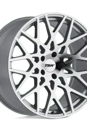 TSW VALE Alloy Wheel 20x10 ET40 5x120 Silver With Mirror Cut Face 76.1 Super Sale
