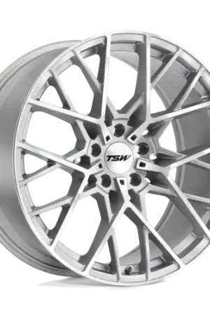 TSW SEBRING Alloy Wheel 20x8.5 ET35 5x120 Silver With Mirror Cut Face While Supplies Last