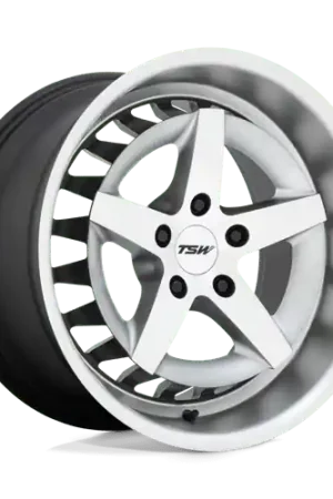 Crafted TSW DEGNER Alloy Wheel 20x9 ET40 5x112 Matt Titanium With Machined Fac