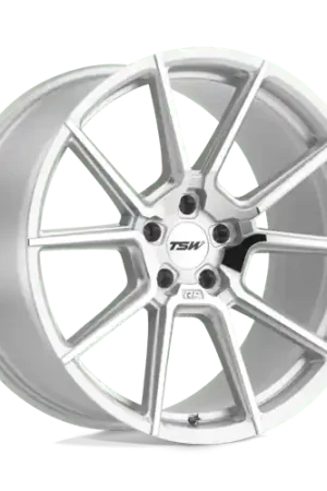 TSW CHRONO Alloy Wheel 21x10 ET35 5x120 Silver With Mirror Cut Face 76 Budget