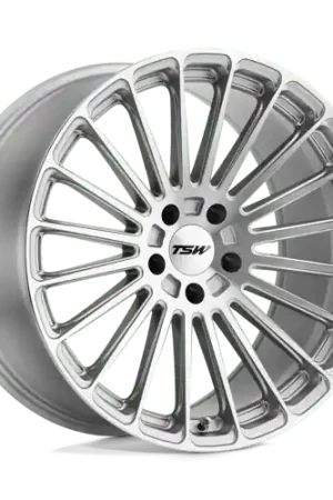TSW TURBINA Alloy Wheel 22x11 ET25 5x112 Titanium Silver Mirror Cut Fa Special Offer