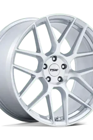 TSW TW002 LASARTHE Alloy Wheel 18x9.5 ET40 5x114 Gloss Silver Machined Factory Price