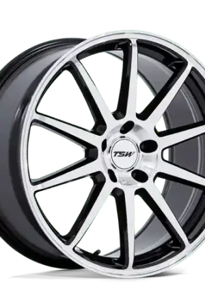 Fan Favorite TSW TW004 CANARD Alloy Wheel 20x9 ET35 5x114 Gloss Black With Machined