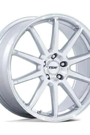 High Quality TSW TW004 CANARD Alloy Wheel 19x10.5 ET35 5x112 Gloss Silver With Mach