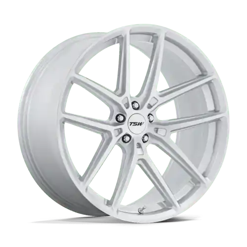 Buy Direct TSW TW006 IMOLA Alloy Wheel 22x9 ET20 5x112 Gloss Silver With Machined
