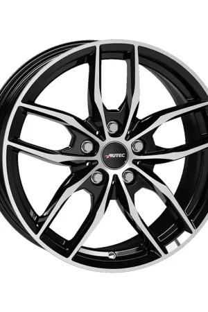 Clearance AUTEC Bavaris Alloy Wheel 18x7.5 ET25 5x112 Black Polished 66.6mm CB