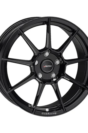 AUTEC ClubRacing Alloy Wheel 18x9.5 ET30 5x114 Black 70mm CB Must Have