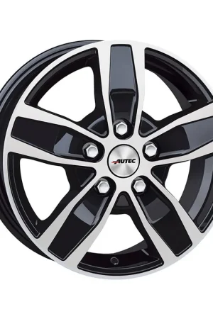 Grab Now AUTEC Quantro Alloy Wheel 17x7 ET54 5x160 Black Polished 65.1mm CB