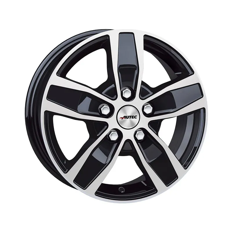 AUTEC Quantro Alloy Wheel 18x7.5 ET45 5x118 Black Polished 71.1mm CB Warranty Included