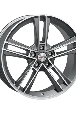 Limited Edition AUTEC Rias Alloy Wheel 20x8.5 ET48 5x112 Titanium Silver Matt Polished