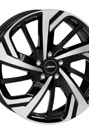 Last Chance AUTEC Rixon Alloy Wheel 20x8.5 ET50.5 5x112 Black Polished 66.5mm CB