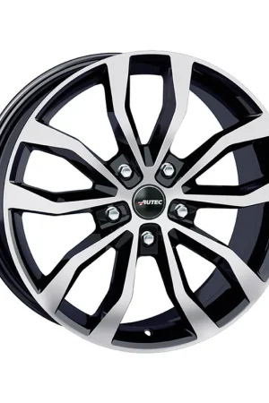 AUTEC Uteca Alloy Wheel 19x9.5 ET45 5x114 Black Polished 64.2mm CB Exclusive Offer