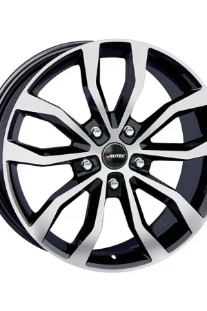 Free Shipping AUTEC Uteca Alloy Wheel 20x9 ET47 5x127 Black Polished 71.6mm CB