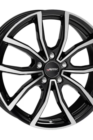 Money Back Guarantee AUTEC Vidron Alloy Wheel 18x7 ET45 5x112 Black Polished 57.1mm CB