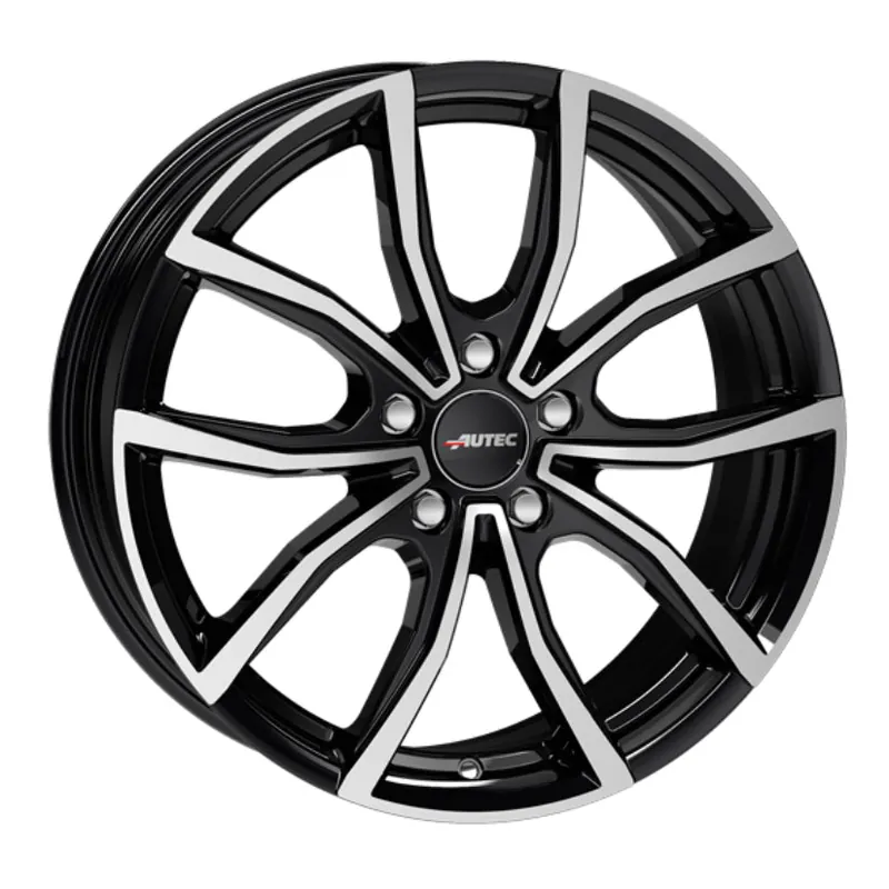 Instant Buy AUTEC Vidron Alloy Wheel 18x7 ET47.5 5x108 Black Polished 63.3mm CB