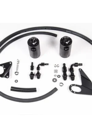 Cheap Radium Engineering Dual Catch Can Kit Fluid Lock Mitsubishi Evo X 08-1