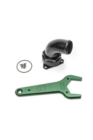 Radium Engineering FCST-X 3-Bolt Remote Mount Fill Neck - 24AN Elbow - Instant Buy