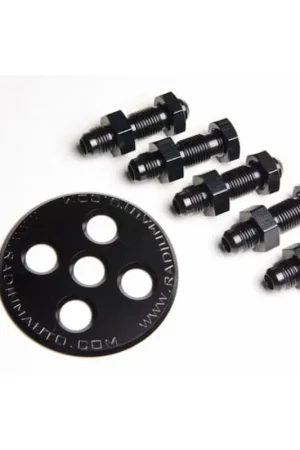 Radium Engineering Fuel Surge Tank 6AN Bulkhead Plate With Fittings an Popular