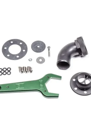 Handmade Radium Engineering Remote Mount Fill Neck - 24AN Elbow - 1.5in Barb