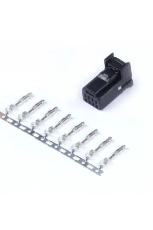 Haltech Plug and Pins Only 8 Pin TYCO Black Premium