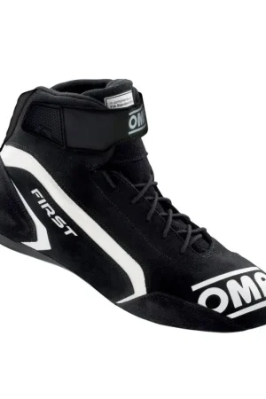 OMP First Shoes My2021 Black - Size 43 (Fia 8856-2018) — PMD Premier Motoring Development Special Discount
