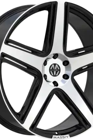 MASSIV 926 5X115 24x9 +15 BLACK MACHINED Grab Now