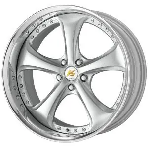 Last Chance Work Wheels VS-KF 5x100 19x12-22 Light Grey Silver L Disk FULL REVERSE