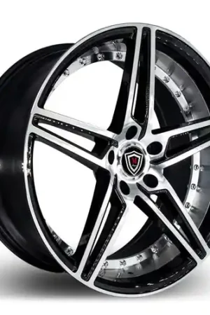 Low Price MARQUEE WHEELS M3258 5x114.3 20x9+35 BLACK / MACHINED
