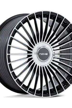 Save Now Niche 1PC NC282 SERENE BLANK 21x9 +20 GLOSS BLACK W/ MACHINED FACE