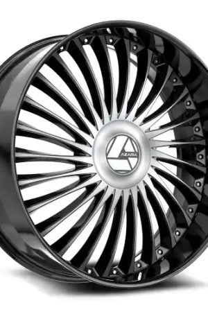Seasonal Sale Azara AZX-103 6x135/6x139.7 30x9.5 +22 Gloss Black & Machined