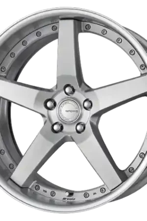 Work Gnosis Gr203 5x120.65 20x8.5+45 O Disk Brush Silver Clear Direct From Factory