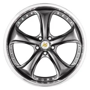 Work Wheels VS-KF 5x120.65 20x14.5-24 Brilliant Silver Black R Disk FULL REVERSE Limited Edition