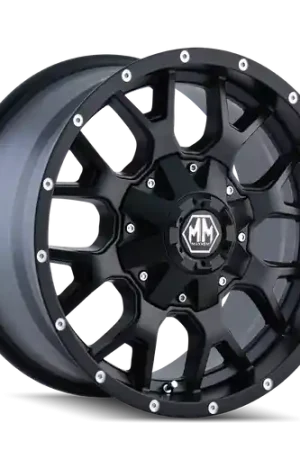 Mayhem Warrior 8015 8x165.1/8x170 20x9+18 Matte Black Secure Checkout