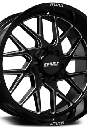 Axe BTO-3 8x170 20X9 0 GLOSS BLACK MILLED Genuine